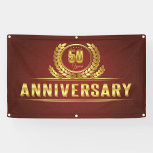 fünfzig Jahr Jahrestag Banner