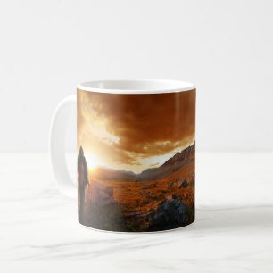 Fünfzig Mountain Sunset - Glacier Nationalpark Kaffeetasse
