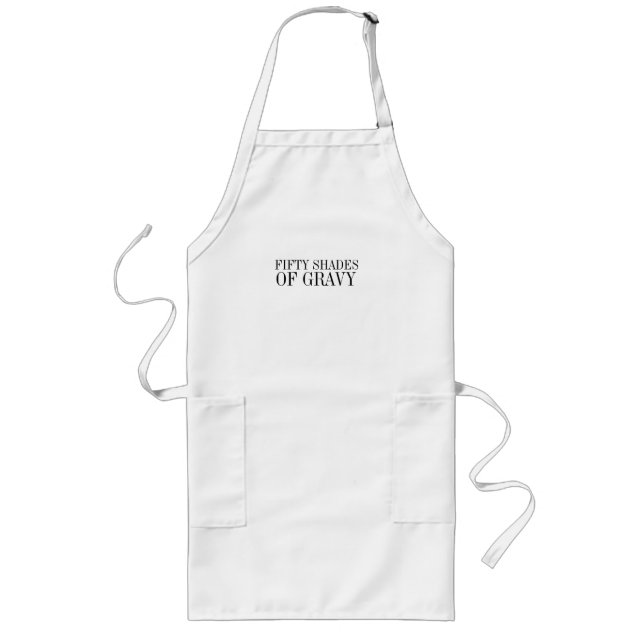 Fünfzig Schattierungen des Gravy-Shirts Lange Schürze (Vorne)