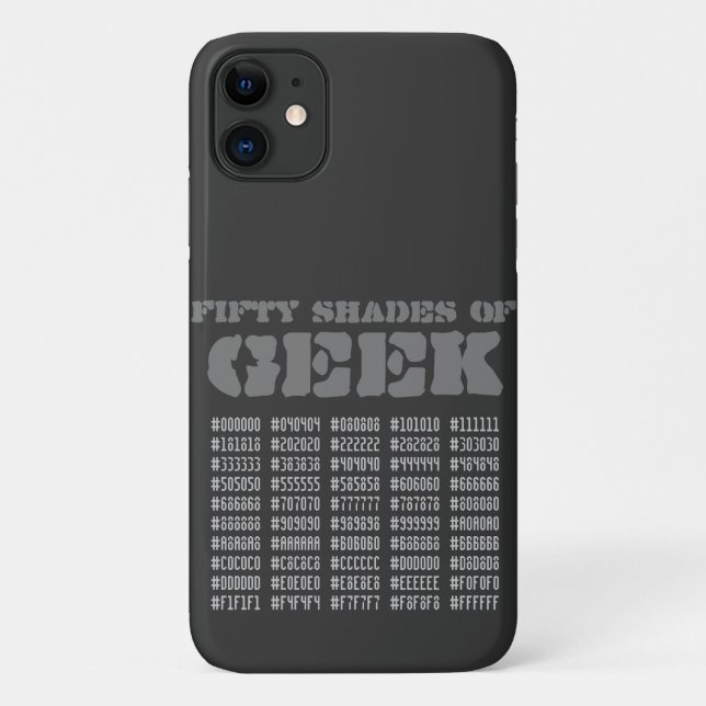 Fünfzig Shades von Geek Case-Mate iPhone Hülle (Rückseite)