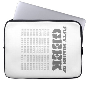 Fünfzig Shades von Geek Laptopschutzhülle