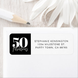 Fünfzig und Fantastisch Bold Script 50. Geburtstag