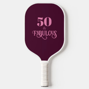 Fünfzig und fantastisch Burgunder Pickleball-Paddl Pickleball Schläger