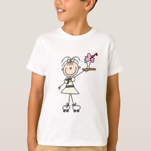 Fünfzigerjahre Antrieb-in den Kellnerin-T - Shirt
