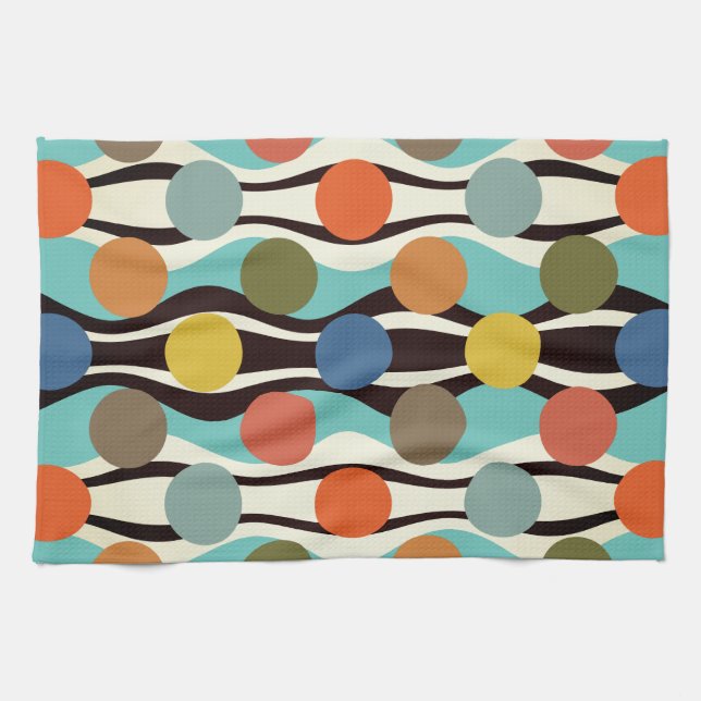 Fünfzigerjahre Geschirrtuch (Horizontal)