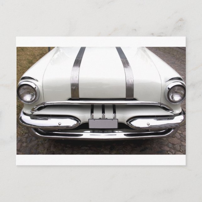 Fünfzigerjahre Pontiac Postkarte (Vorderseite)