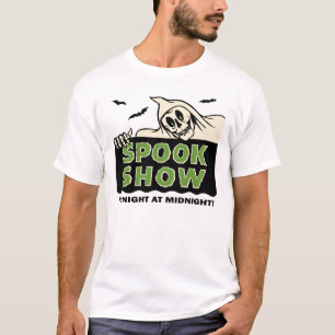 Fünfzigerjahre Vintage Spook-Show-Plakat-Kunst T-Shirt