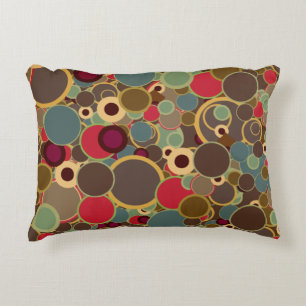 Fünfzigerjahre Vintage Tapetenbeschaffenheit Zierkissen