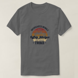 Fünfzigjähriger mit Trike Trike Motorrad 50. T-Shirt