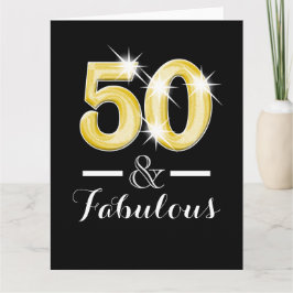 Fünfzigste Geburtstagsparty Karte