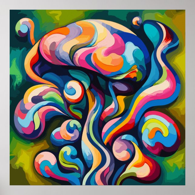 Fungi Dreamscape Poster (Vorne)