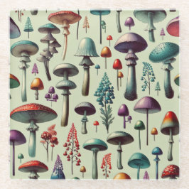 Fungi Forest Glasuntersetzer