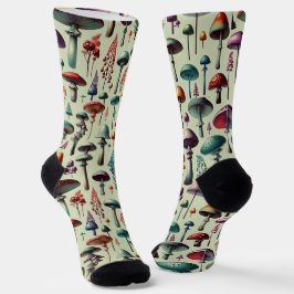 Fungi Forest Socken