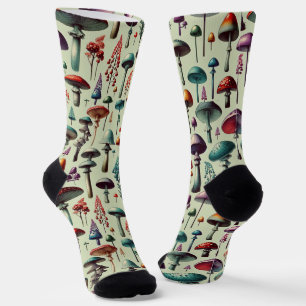 Fungi Forest Socken