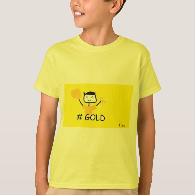 Fungi #Gold T-Shirt (Vorderseite)