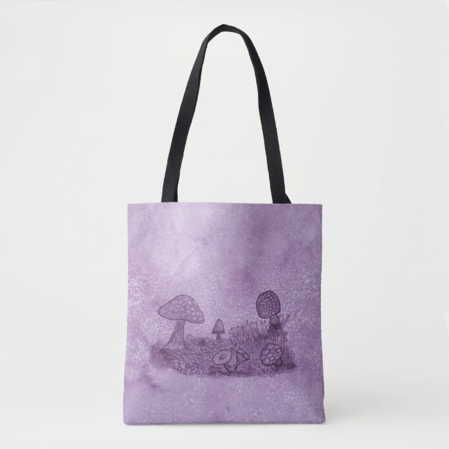 Fungi Meadow Tote Bag (Vorderseite)