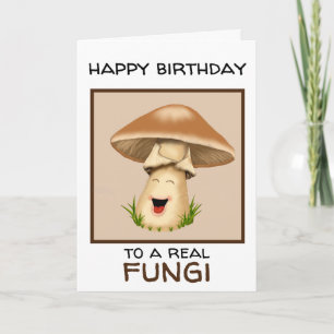 Fungi Mushroom Birthday Karte