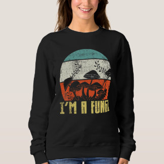 Fungi Mushroom Morels Retro Vintag Sweatshirt