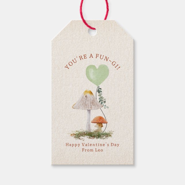 Fungi Mushroom Pub Klassenzimmer Valentine Geschenkanhänger (Vorderseite)