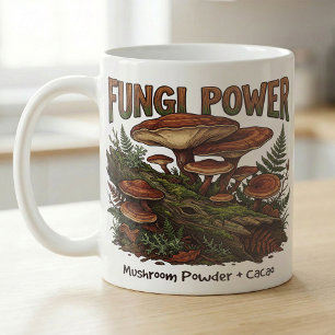 Fungi Power Pilzliebhaber-Tee-Rezept Kaffeetasse