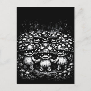 Fungus Folk • Waldkreaturen von BurnsInHell Postkarte