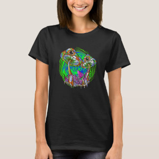 Fungus Magic Psilocybin Pilze Gefärbte Krawatte Hi T-Shirt
