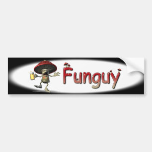 Funguy Pilz Autoaufkleber
