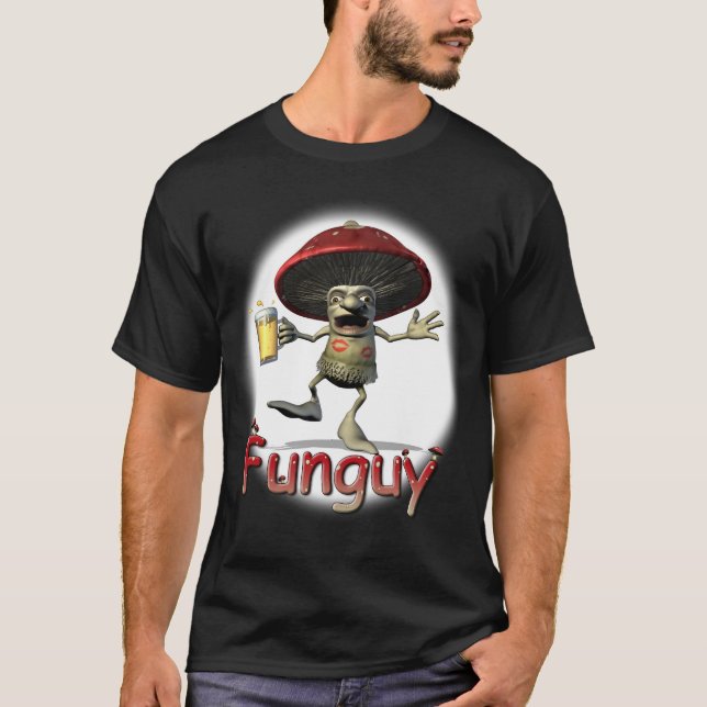 Funguy Pilz-T - Shirt (dunkel) (Vorderseite)