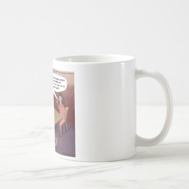 FunGuy ToedStühle zum Abendessen Kaffeetasse (Rechts)