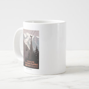 Funiculaire Le Brevent Cable Car Poster Jumbo-Tasse