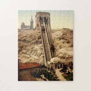 Funicular Notre Dame de la Garde Marseille Frankre Puzzle