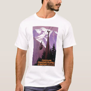 Funikuläre Eisenbahn zu Brevent Mt. T-Shirt