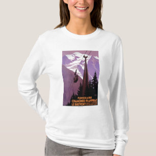 Funikuläre Eisenbahn zu Brevent Mt. T-Shirt