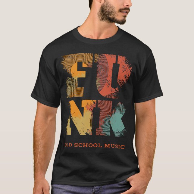 Funk-alte Schulmusik-T - Shirt (Vorderseite)