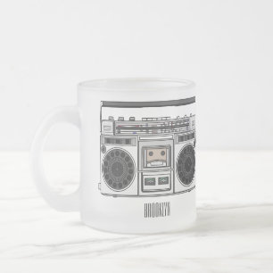 Funk-Cartoon-Illustration Mattglastasse