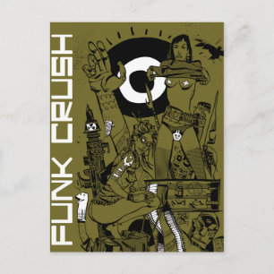Funk Crush Postcard Postkarte