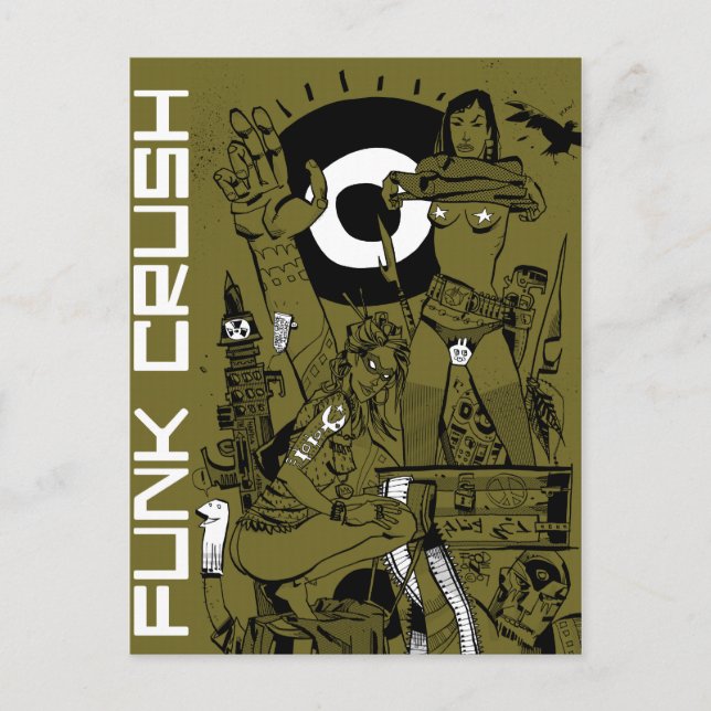 Funk Crush Postcard Postkarte (Vorderseite)