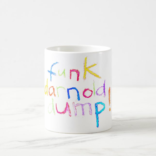 Funk Dart dump Hankamer Artjunkhaus Kreidespass Kaffeetasse (Mittel)