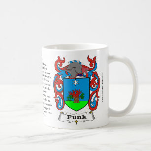 Funk, der Ursprung, die Bedeutung und das Wappen Tasse