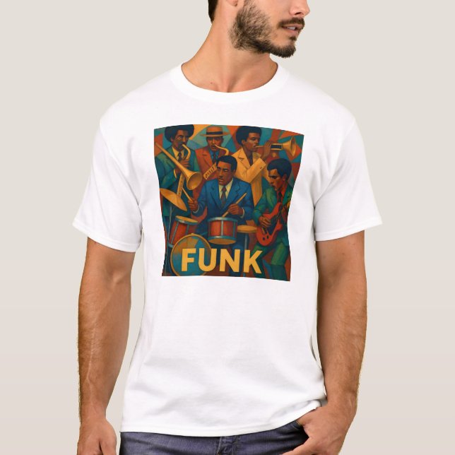 Funk-Retroband T-Shirt (Vorderseite)