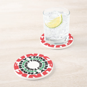 Funk Rhythm Funk Funk Rhythmus Getränkeuntersetzer