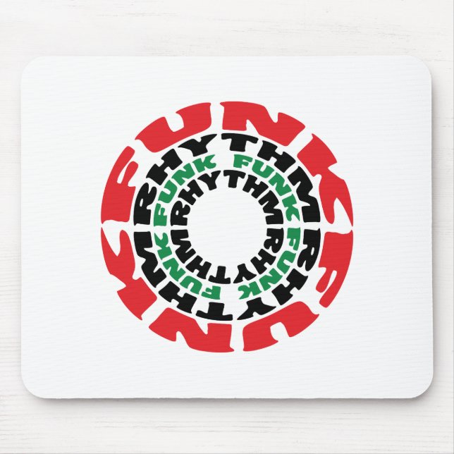 Funk Rhythm Funk Funk Rhythmus Mousepad (Vorne)