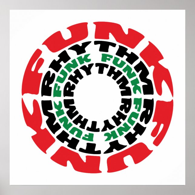Funk Rhythm Funk Funk Rhythmus Poster (Vorne)