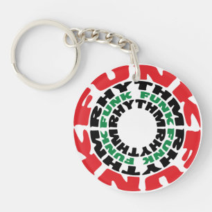 Funk Rhythm Funk Funk Rhythmus Schlüsselanhänger