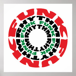 Funk-Rhythmus-Funk-Funk-Rhythmus Poster