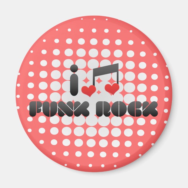 Funk Rock Fan Magnet (Vorne)