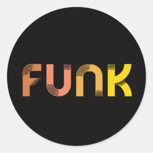 Funk Runder Aufkleber