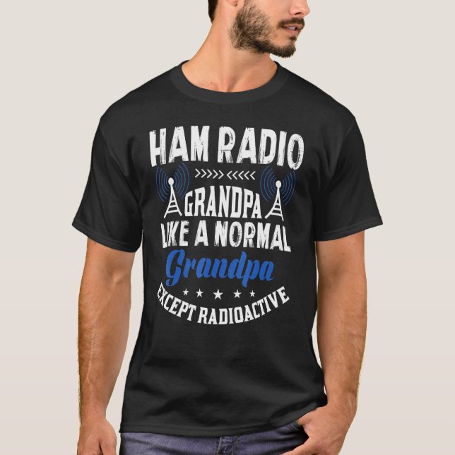 Funkantenne Amateurfunk für Männer T-Shirt (Vorderseite)