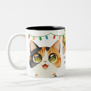 Funkeläugige Heilige Calico-Lichter Zweifarbige Tasse