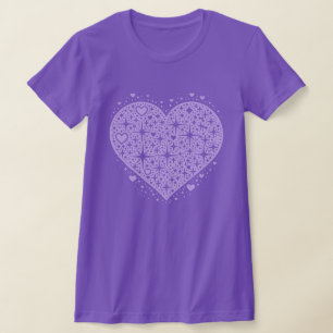 Funkelheartburstdesign T-Shirt